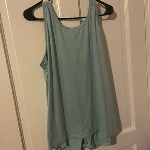 Champion women's XL light blue athletic tank top